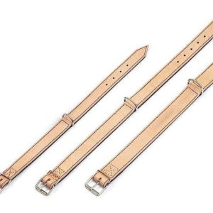 Karlie RONDO Halsband genäht - Natur/Schwarz - 32 mm, 70 cm