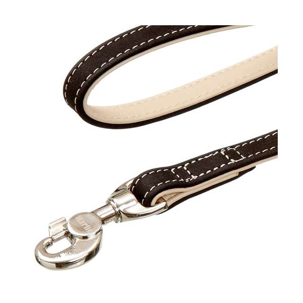 Karlie Buffalo Ultra Leine - Schwarz/Hellbeige - 15 mm / 100 cm – Bild 3